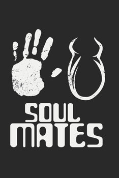 Paperback Soul Mates: Notebook A5 Size, 6x9 inches, 120 lined Pages, Horse Riding Horses Equestrian Ride Soul Mate Book