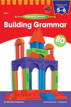 Paperback Building Grammar Homework Booklet, Grades 5 - 6 Book