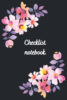 Paperback Checklist Log for women: checklist simple to-do lists to-do checklists for daily and weekly planning daily planner daily organizer 6x9 inch wit Book
