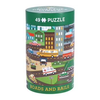 Misc. Spot the Difference Puzzle: Roads and Rails [Spanish] Book
