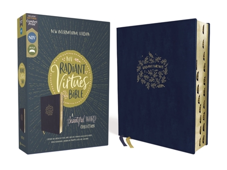 Imitation Leather Niv, Radiant Virtues Bible: A Beautiful Word Collection, Leathersoft, Navy, Red Letter, Thumb Indexed, Comfort Print: Explore the Virtues of Faith, Ho Book