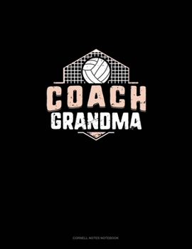 Paperback Coach Grandma (Volleyball): Cornell Notes Notebook Book