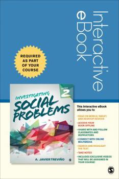 Printed Access Code Investigating Social Problems Interactive eBook Book