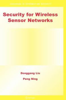 Paperback Security for Wireless Sensor Networks Book