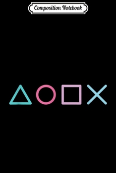 Paperback Composition Notebook: Video Game Console Controller Action Buttons Gamer Journal/Notebook Blank Lined Ruled 6x9 100 Pages Book