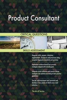Paperback Product Consultant Critical Questions Skills Assessment Book