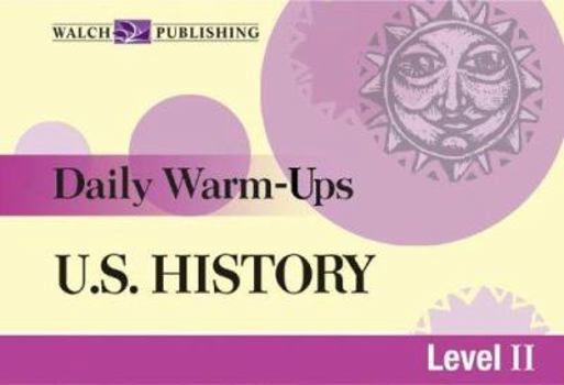 Paperback Daily Warm-Ups for U.S. History Book