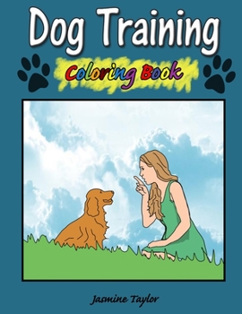 Paperback Dog Training Coloring Book