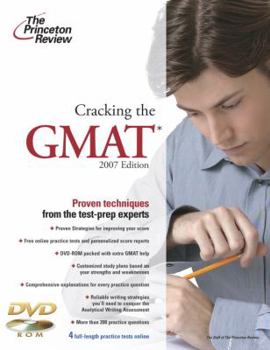 Paperback Cracking the GMAT with DVD [With DVD] Book