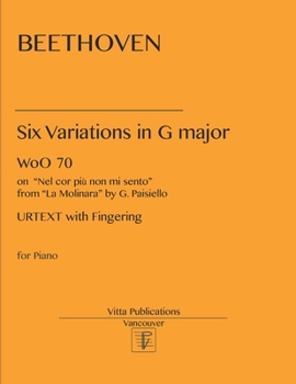 Paperback Beethoven Six Variations in G major: on Nel cor pi? non mi sento Book