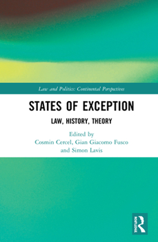 Hardcover States of Exception: Law, History, Theory Book