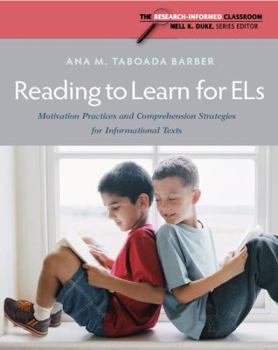 Paperback Reading to Learn for Els: Motivation Practices and Comprehension Strategies for Informational Texts Book