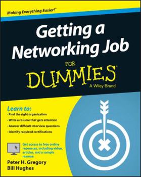 Paperback Getting a Networking Job for Dummies Book