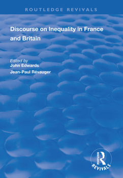 Paperback Discourse on Inequality in France and Britain Book