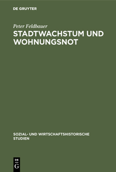Hardcover Stadtwachstum und Wohnungsnot [German] Book