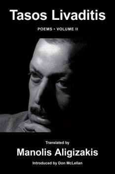 Paperback Tasos Livaditis. Poems: Volume II Book