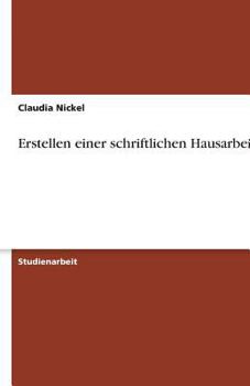 Paperback Erstellen einer schriftlichen Hausarbeit [German] Book
