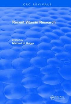Paperback Revival: Recent Vitamin Research (1984) Book