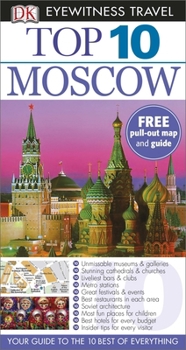 Paperback DK Eyewitness Travel Moscow Top 10 Guide Book