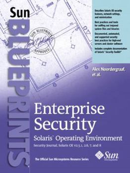 Paperback Enterprise Security: Solaris Operating Environment, Security Journal, Solaris OEv2.51, 2.6, 7, and 8 Book