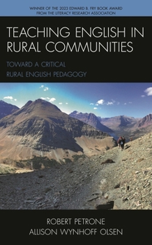 Hardcover Teaching English in Rural Communities: Toward a Critical Rural English Pedagogy Book