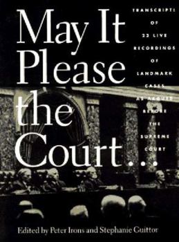 Hardcover May It Please the Court Book