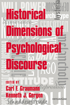 Paperback Historical Dimensions of Psychological Discourse Book