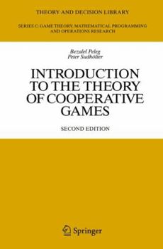 Paperback Introduction to the Theory of Cooperative Games Book