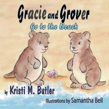 Paperback Gracie and Grover Go to the Beach [Large Print] Book