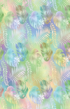 Dot Grid Journal Notebook: Faux Iridescent Leaves | Bullet Planner Book | Dotted Grid | 5.5 X 8.5" 120 Pg | DIY Weekly Spread | Organizer | Habit Tracker| Gift