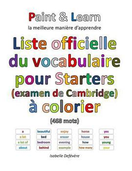 Paperback Liste officielle du vocabulaire pour Starters (examen de Cambridge) [French] Book