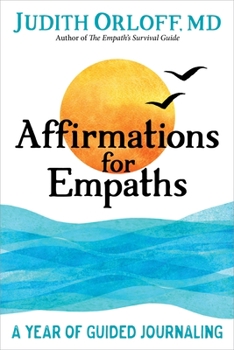 Paperback Affirmations for Empaths: A Year of Guided Journaling Book