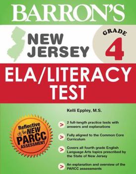 Paperback New Jersey Grade 4 Ela/Literacy Test Book