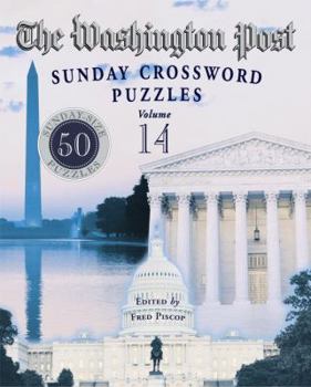 Paperback The Washington Post Sunday Crossword Puzzles, Volume 14 [Large Print] Book