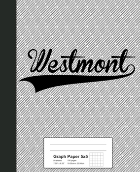 Paperback Graph Paper 5x5: WESTMONT Notebook Book