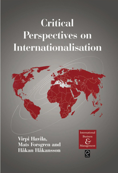 Hardcover Critical Perspectives on Internationalisation Book