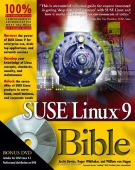 Paperback SUSE Linux 9 Bible [With DVD] Book