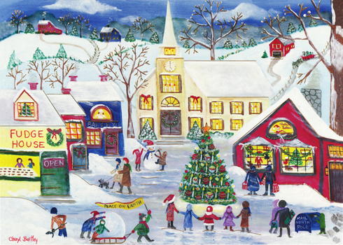 Misc. Yuletide Village Deluxe Boxed Holiday Cards Book