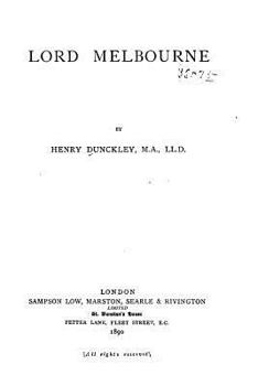 Paperback Lord Melbourne Book