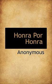 Paperback Honra Por Honra [Spanish] Book