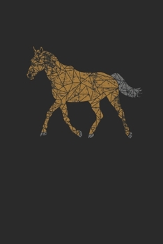 Horse Mosaic: Graph Paper Notebook (6" x 9" - 120 pages) ~ Animal Mosaic Themed Notebook for Daily Journal, Diary, Gift