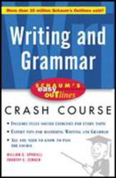 Paperback Schaum's Easy Outline of Writing and Grammar Book