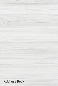 Paperback Address Book: For Contacts, Addresses, Phone, Email, Note, Emergency Contacts, Alphabetical Index with Black and White Bamboo Book