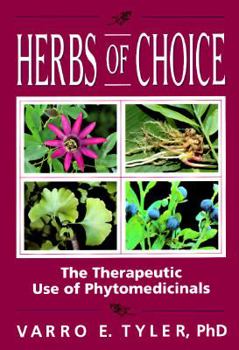 Paperback Herbs of Choice: The Therapeutic Use of Phytomedicinals Book