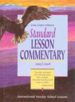 Hardcover King James Version Standard Lesson Commentary 1995-96 Book