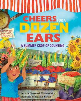 Hardcover Cheers for a Dozen Ears: A Summer Crop of Counting Book