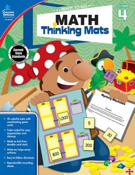 Paperback Math Thinking Mats, Grade 4 Book