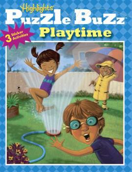 Paperback Puzzle Buzz: Playtime [With Stickers] Book