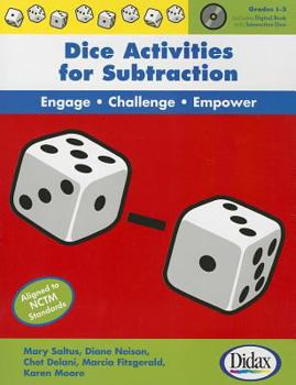 Paperback Dice Activities for Subtractio Book