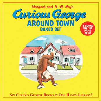 Paperback Curious George Around Town 6-Book Box Set: 6 Favorite 8x8s! Book
